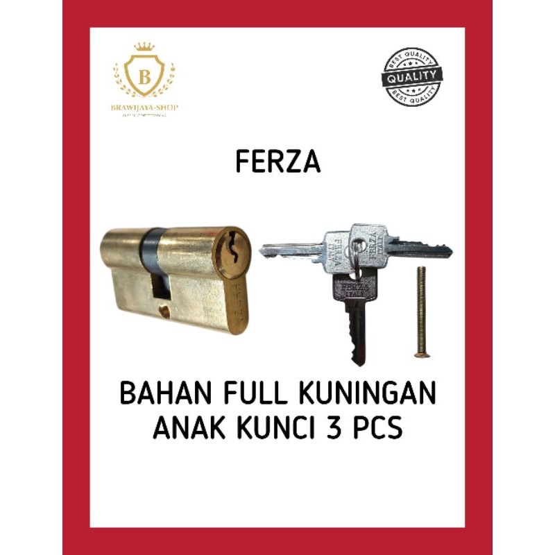 Silinder/Anak Kunci Besar Full Kuningan FERZA