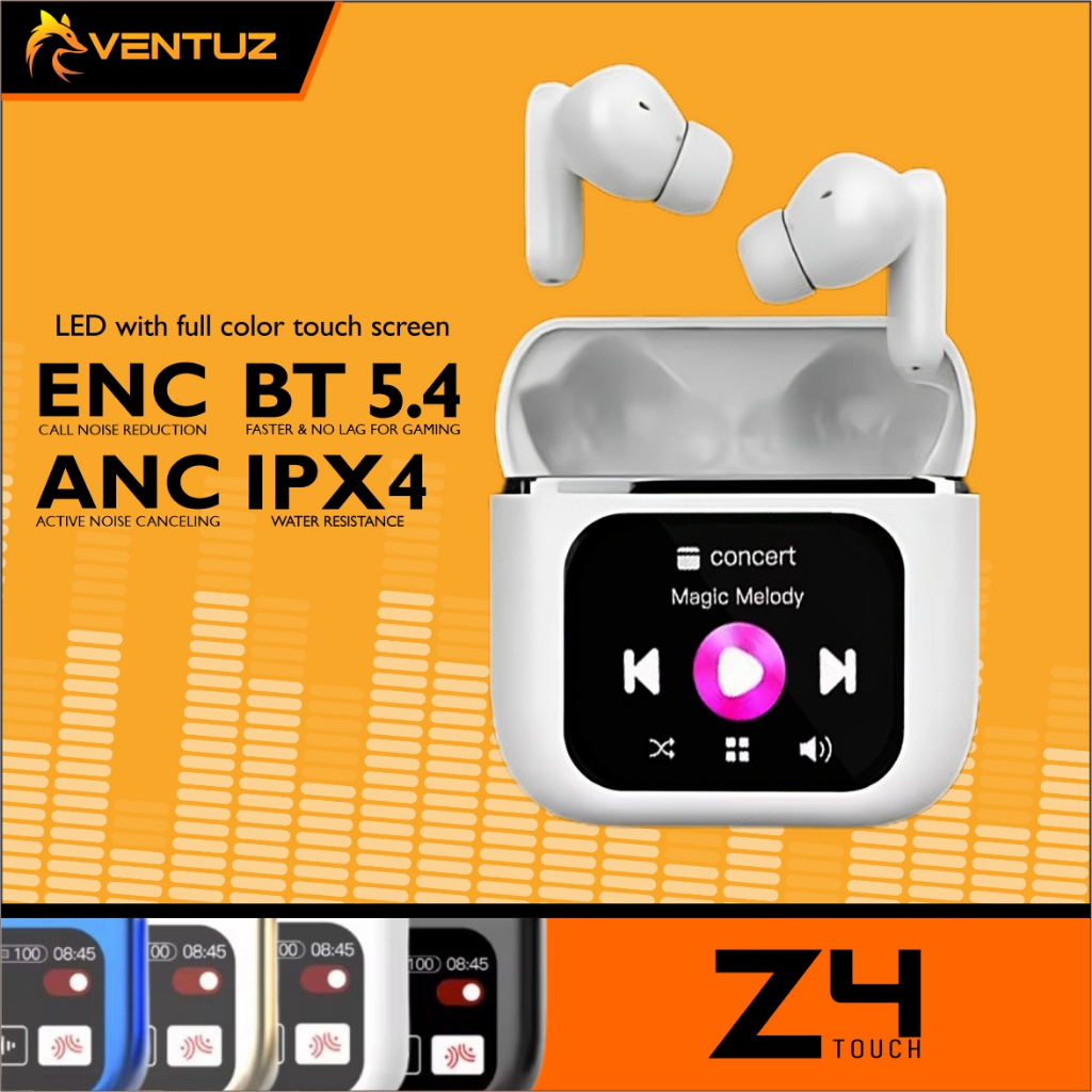 VENTUZ Z4 TWS SPATIAL AUDIO WITH CD SCREEN