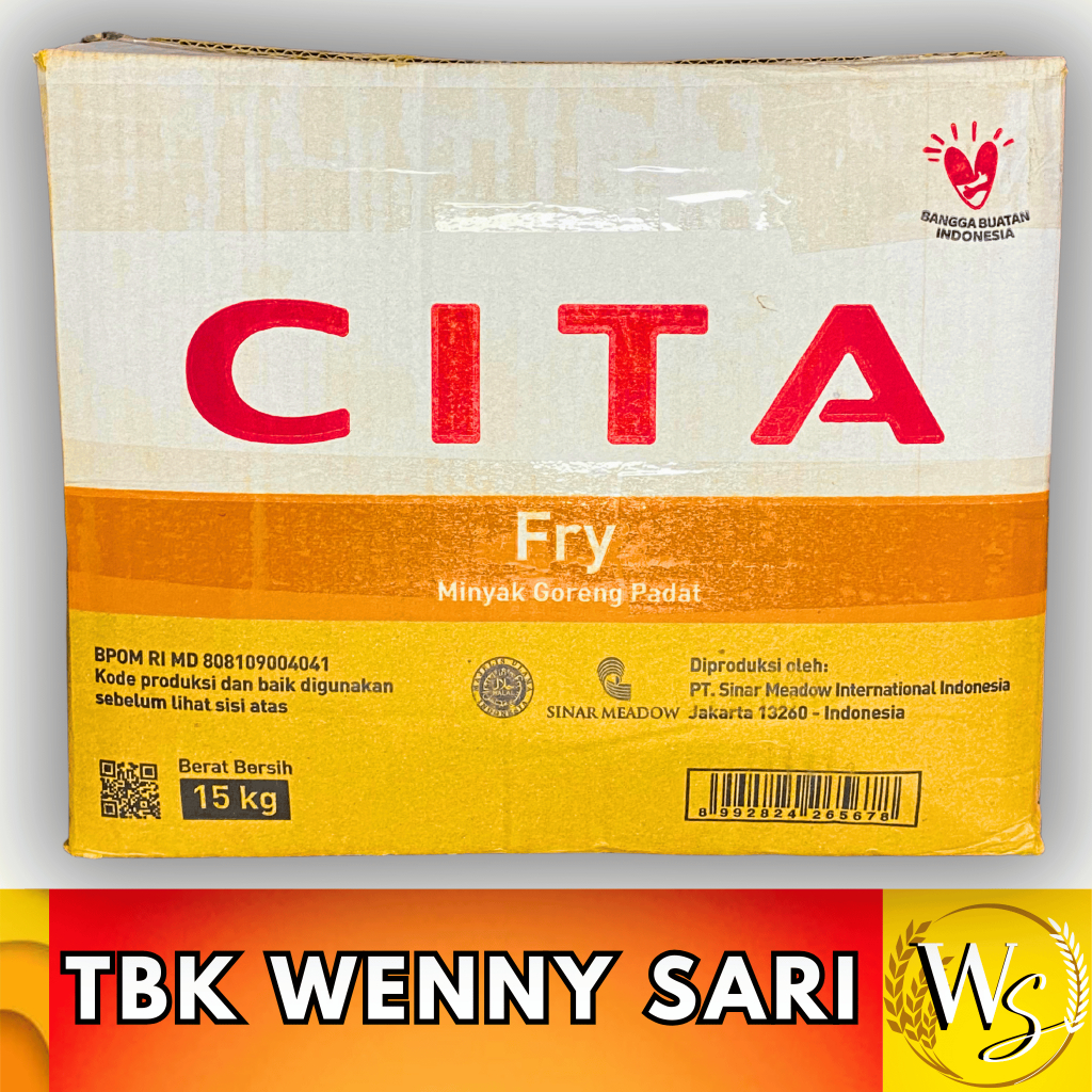 

CITA FRY MINYAK PADAT 15 KG ( 1 DUS )