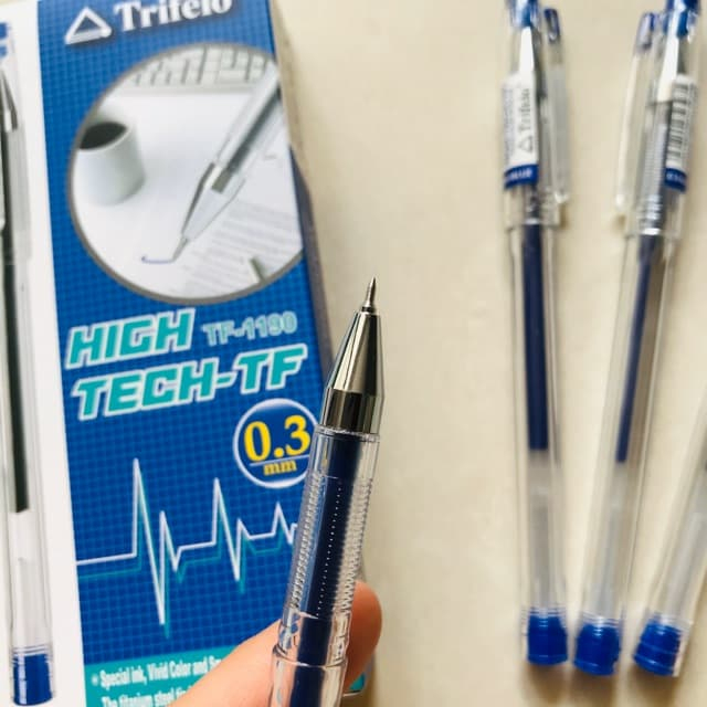 

Pulpen High Tech TRIFELO TF-1190 0.3 Biru (3 PCS)