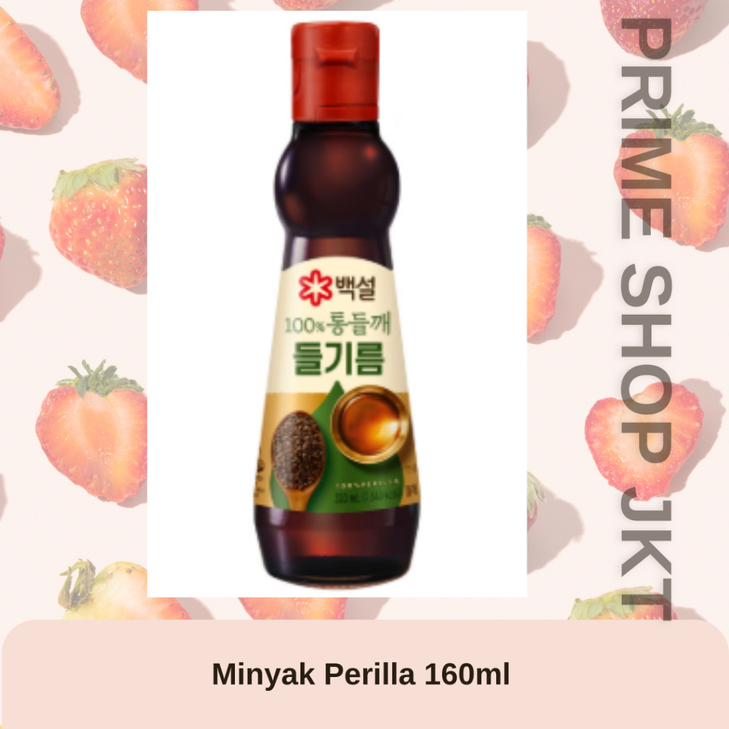 

Cj Beksul Minyak Perilla Oil 160 ml Deulgireum Korea Asli Murni