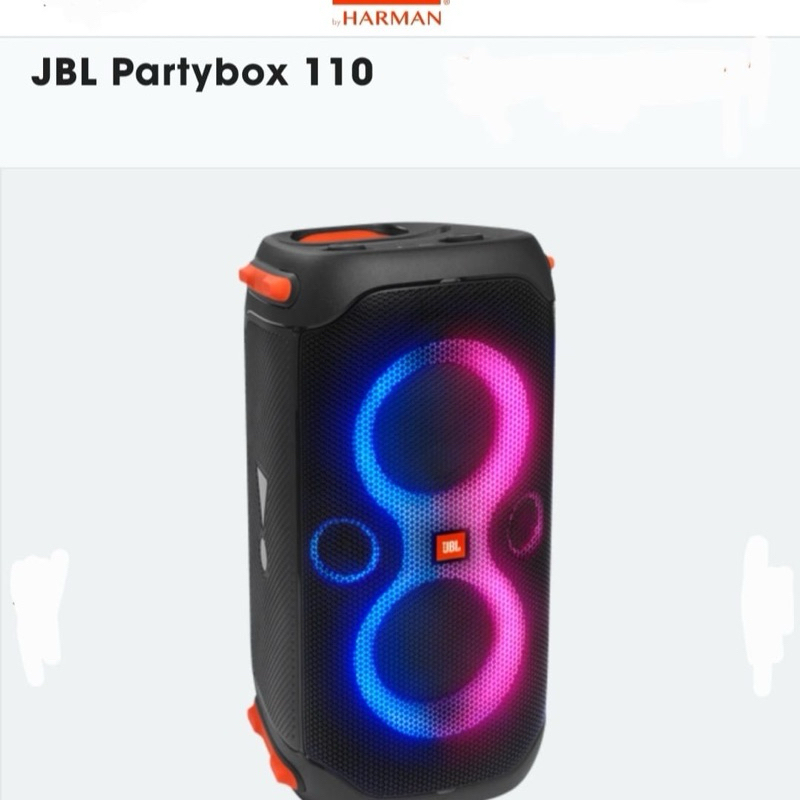 Portable Speaker JBL Bluetooth Partybox110-no mic