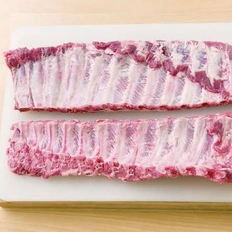 

daging iga babi pork ribs cut bakut