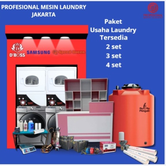 PAKET USAHA LAUNDRY TERIMA BERES SAMSUNG 16KG  SPEEDQUEEN 15KG