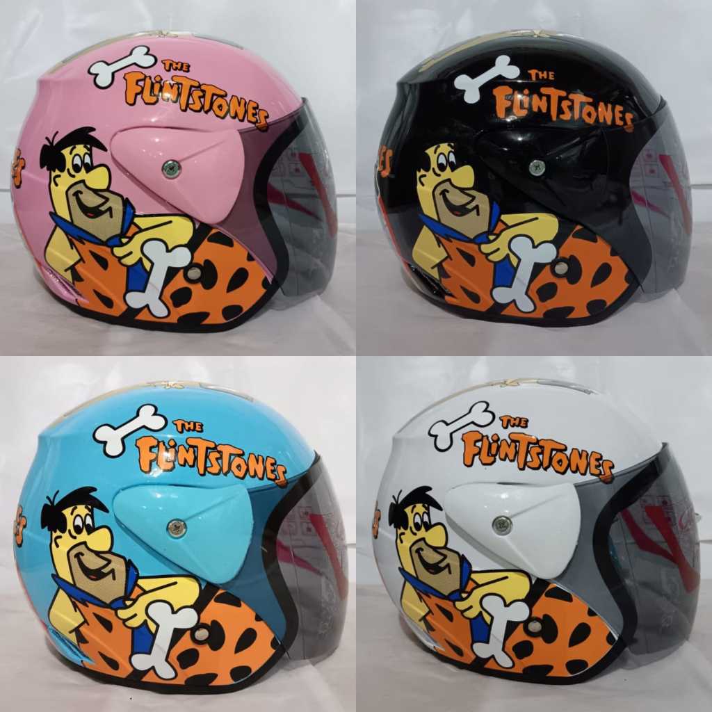 HELM EVO MOTIF FLINTSTONES // Dewasa // BCX