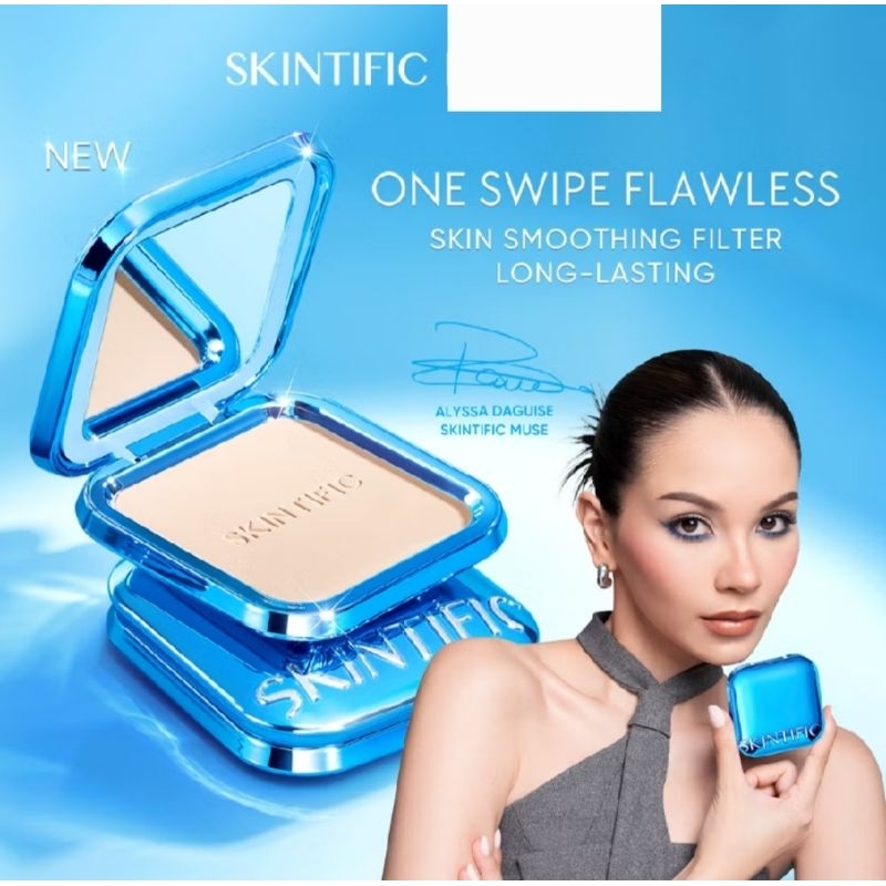 Skintific Ultra Cover Powder Foundation | Bedak Padat