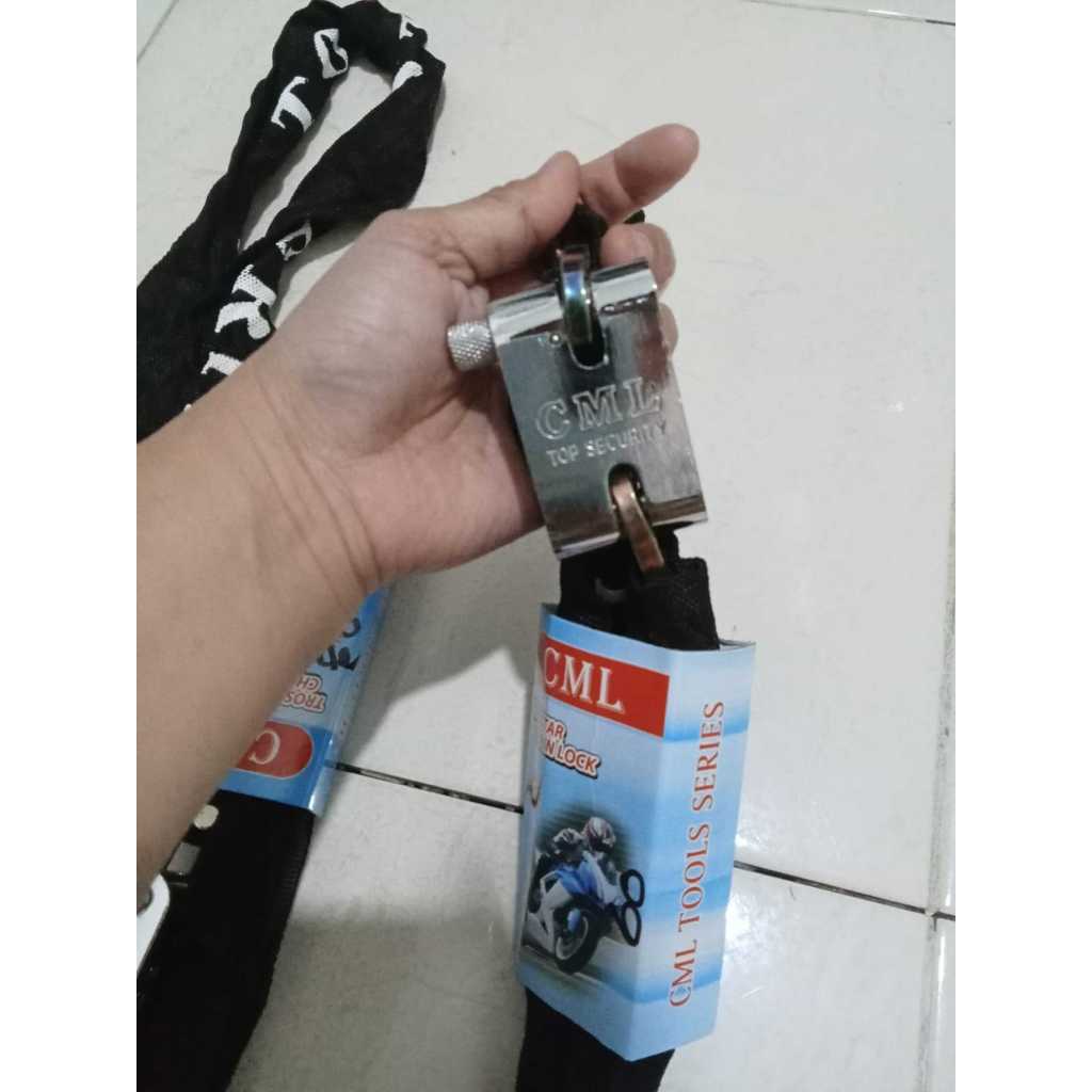 Gembok Rantai Sepeda Motor camel 60cm 80cm 100cm kuat rantai bagus murah