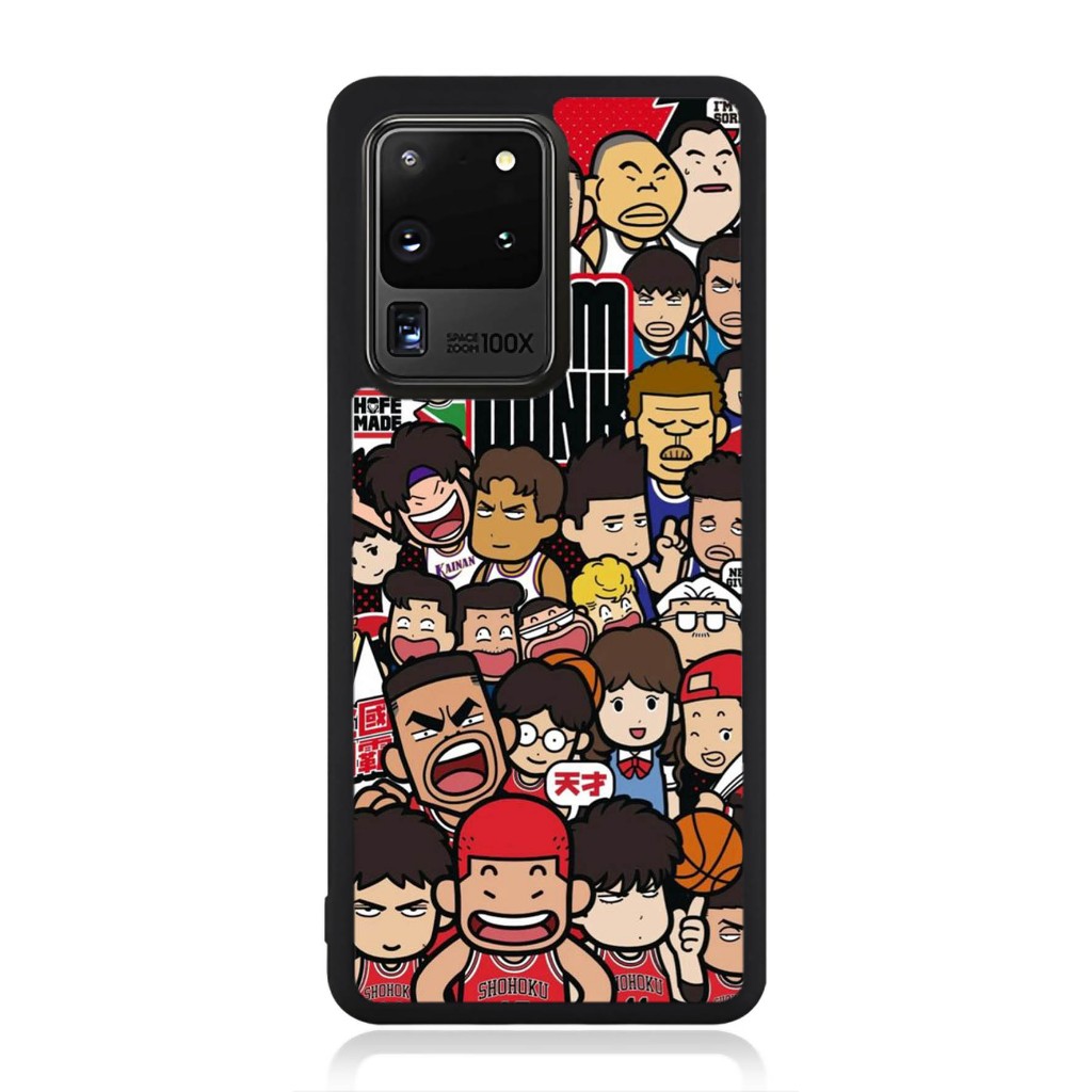 Case Samsung Note 20 10 9 8 7 Plus ultra Lite Edge TPU Soft Custom SlamDunk Comics Doodle Anime