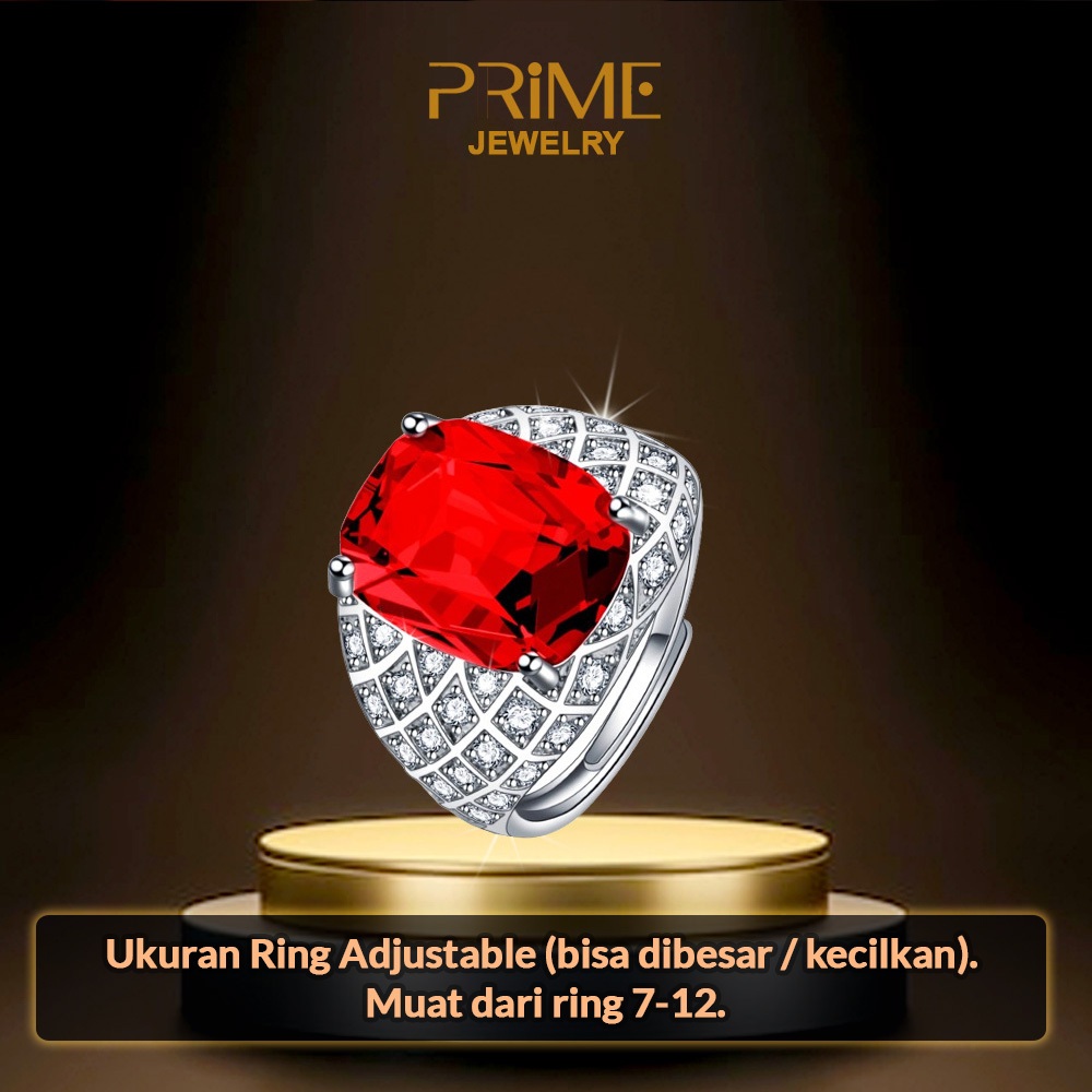 Helios Ring Cincin pria gaya korea | Cincin pria dewasa model batu permata | cincin permata cowok ke