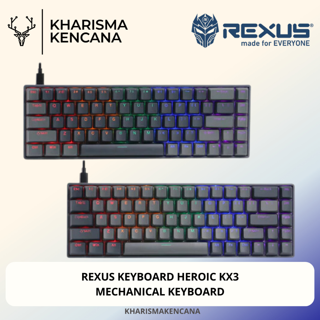 REXUS KEYBOARD HEROIC KX3 MECHANICAL KEYBOARD