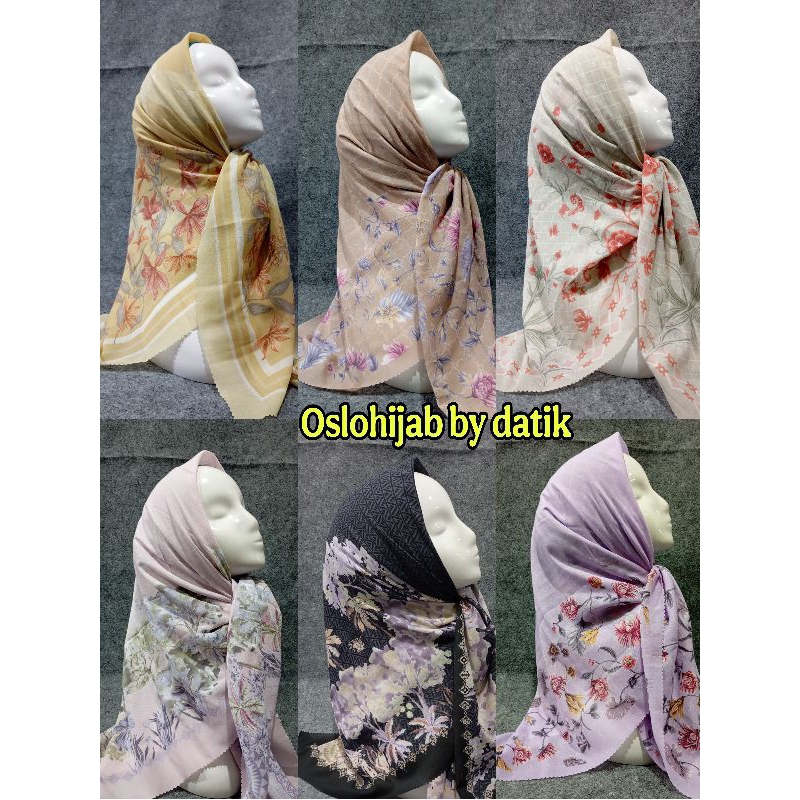 segiempat voal deenay / segiempat buttonscraft / segiempat oslo hijab by datik /segiempat voal premi