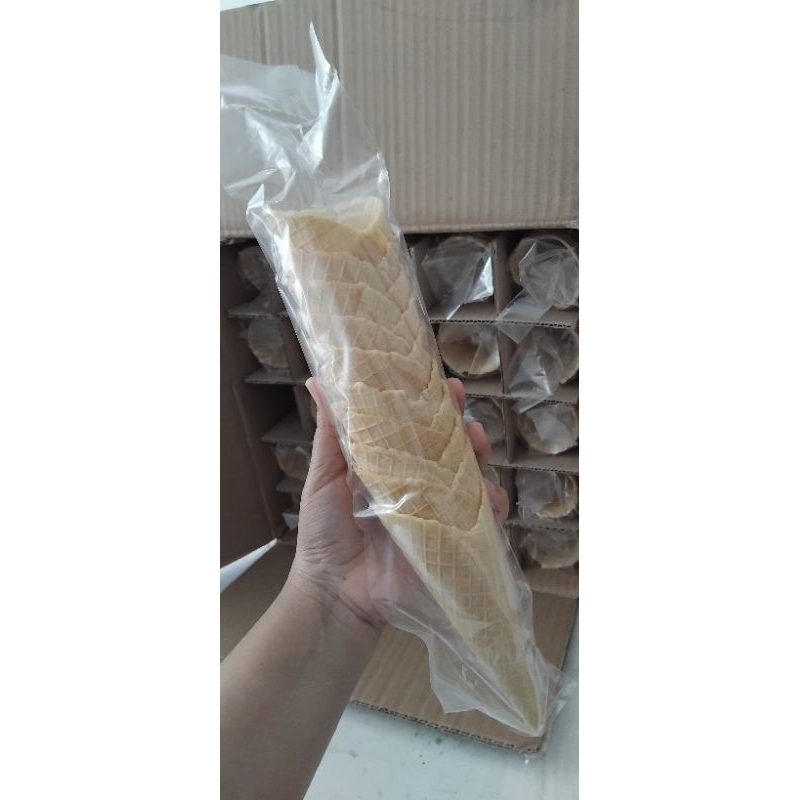 

CONE WAFFLE (KHUSUS INSTANT) WAFFLE ESKRIM CONE