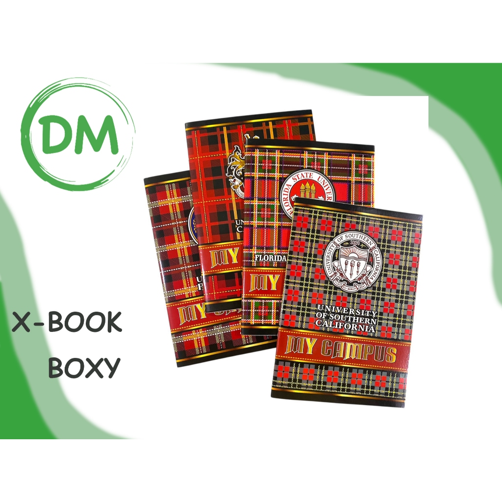 

X-BOOK BUKU TULIS GARIS 50 LEMBAR BOXY 10 BUKU 1 PACK