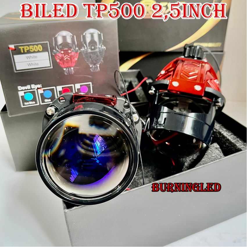 ORIGINAL LAMPU UTAMA PROJECTOR BILED SXC TP500 2,5 INCHI 60 WATT BLUELENS BILED SXC PREMIUM QUALITY 
