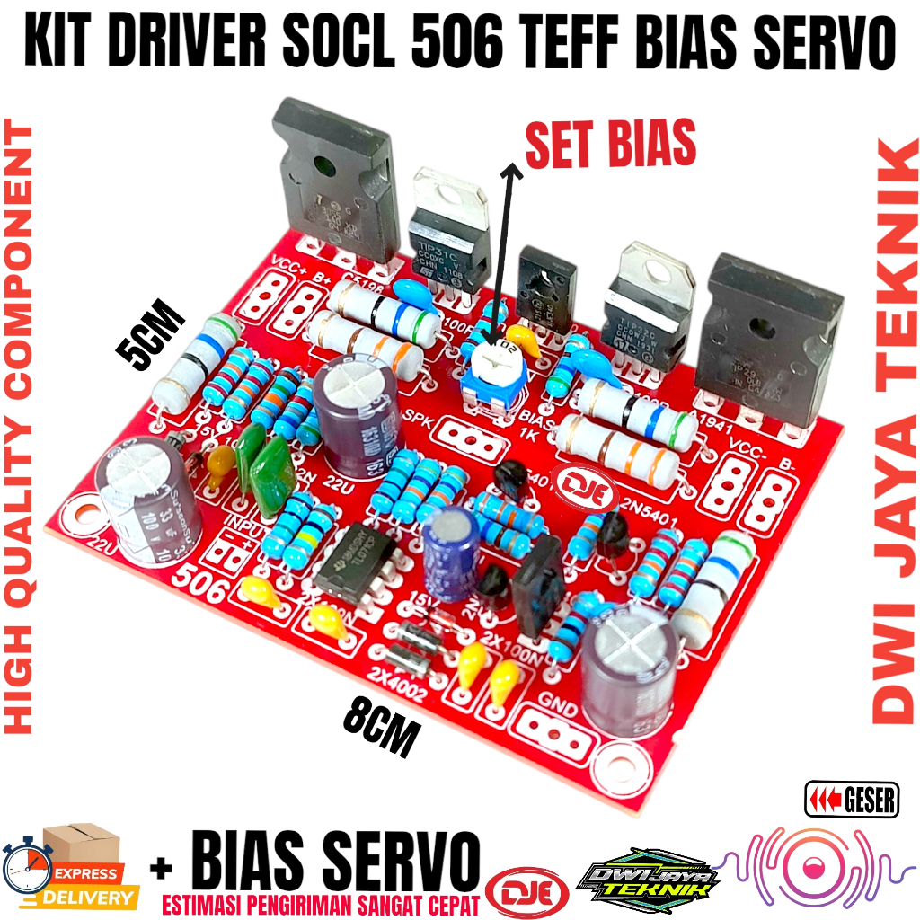 KIT DRIVER SOCL 506 TEFF BIAS SERVO