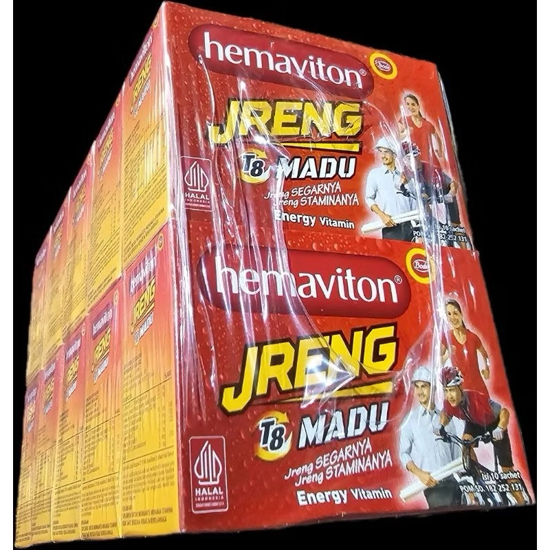 

HENAVITON JRENG PACK 10 SACHET PLUS MADU