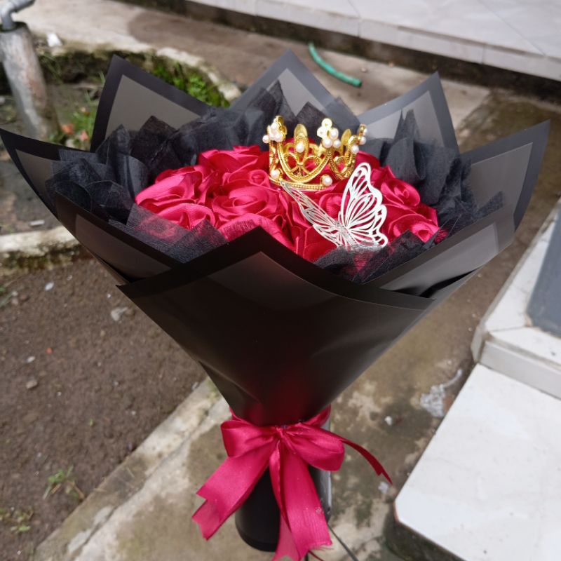 

BUKET PITA SATIN 15 TANGKAI/BUKET PITA SATIN VIRAL /BUKET BUNGA PITA SATIN/BUKET BUNGA PITA SATIN MURAH