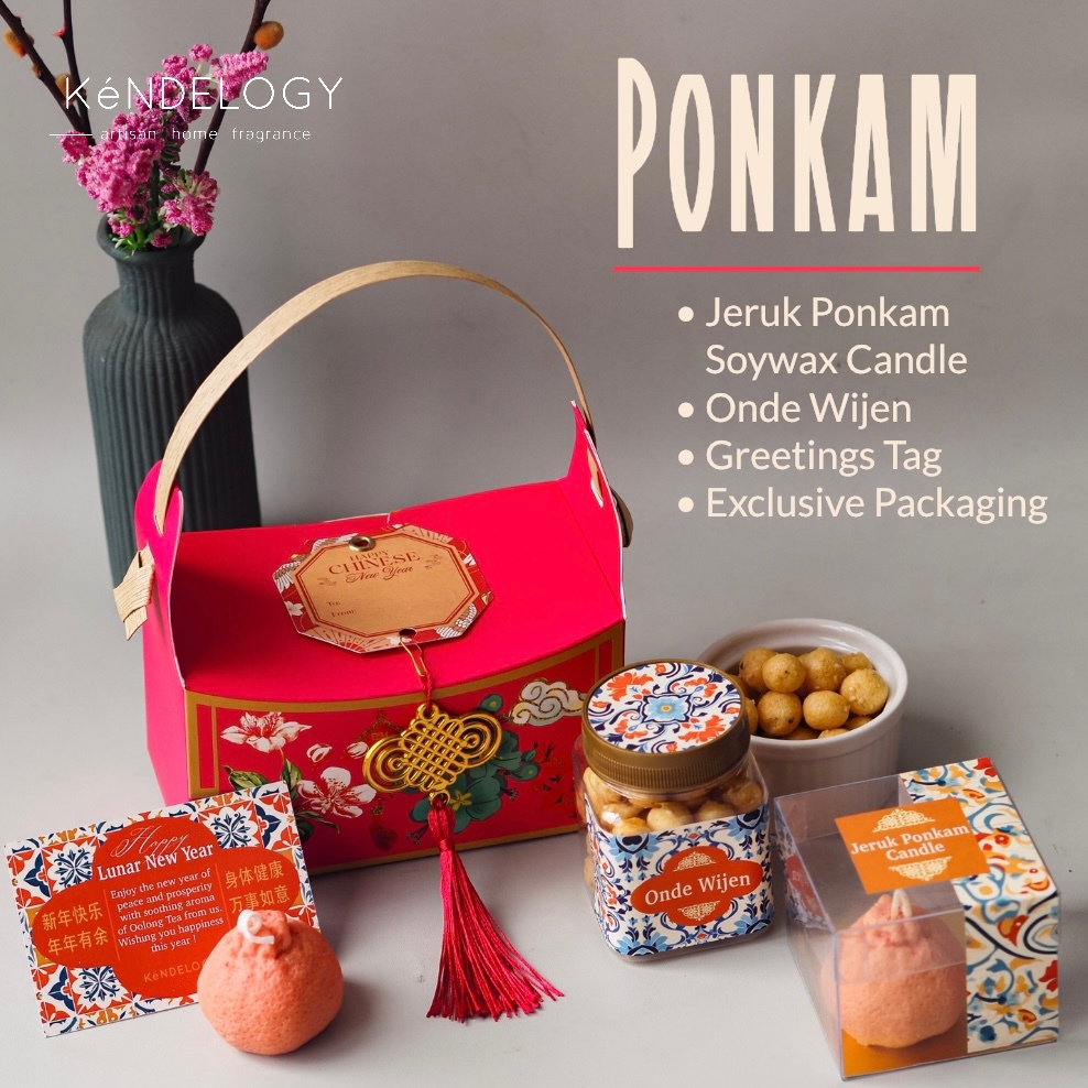 

Ponkam | Kendelogy Imlek Hampers | Soywax Candle