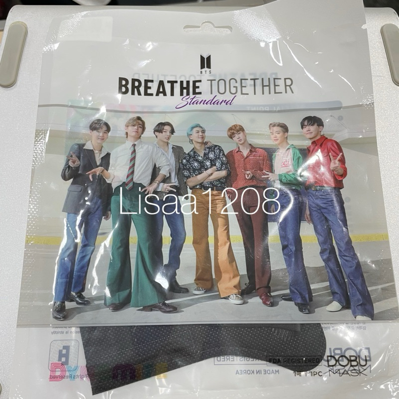 [READY] Official MASK BTS Breathe Together Standard Bangtan Masker Dobu Dynamite Bighit 1 pc