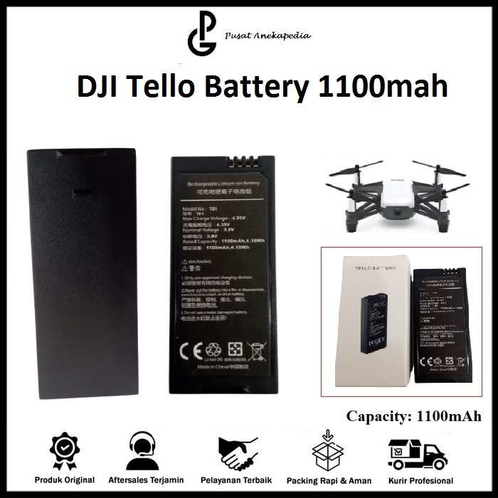 DJI Tello Battery - Batere - Baterai DJI Tello