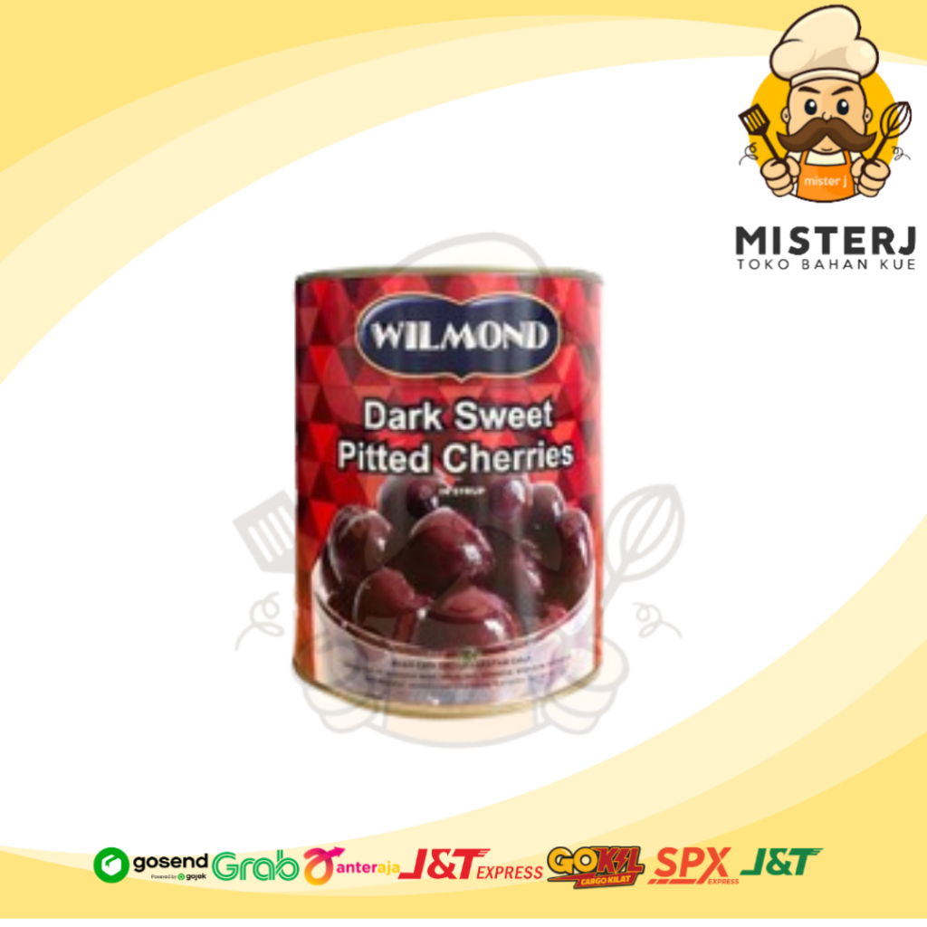 

Willmond Dark Sweet Cherry 825gr + BUBBLE WRAP | Dark Sweet Pitted Cherry Best Seller 825 gr