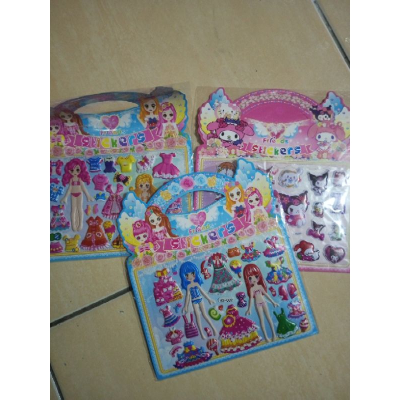 

sticker bp besar / stiker timbul tempel karakter lucu murah / sticker bp 3D / stiker anak murah