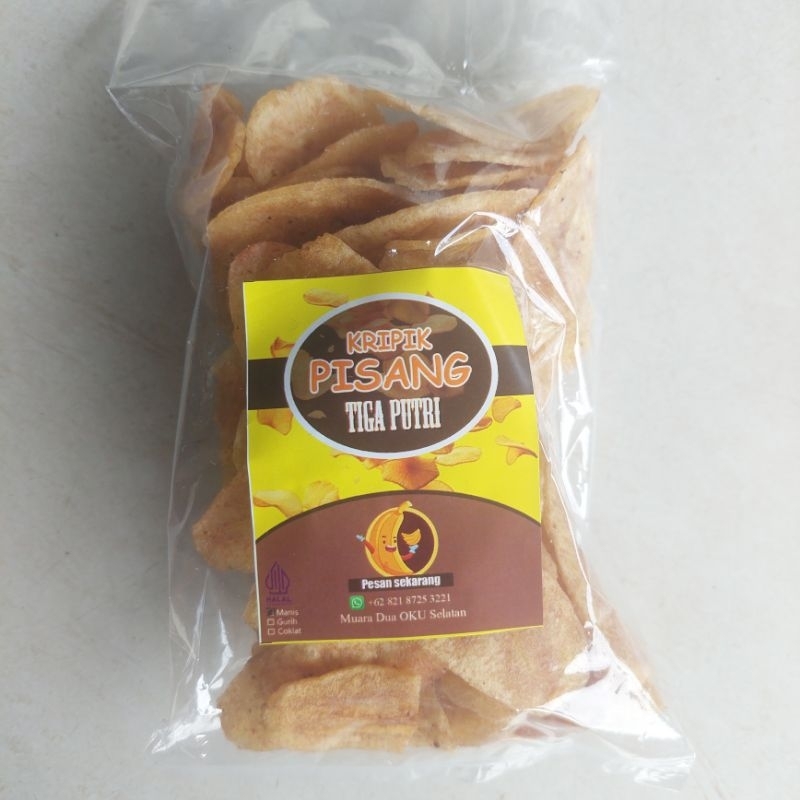 

Keripik Pisang rasa Gurih/asin 100 gram