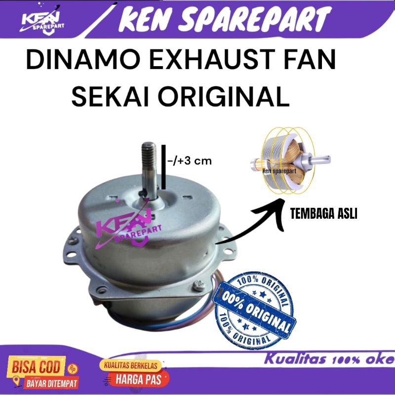 DINAMO MOTOR EXHAUST FAN SEKAI ORIGINAL