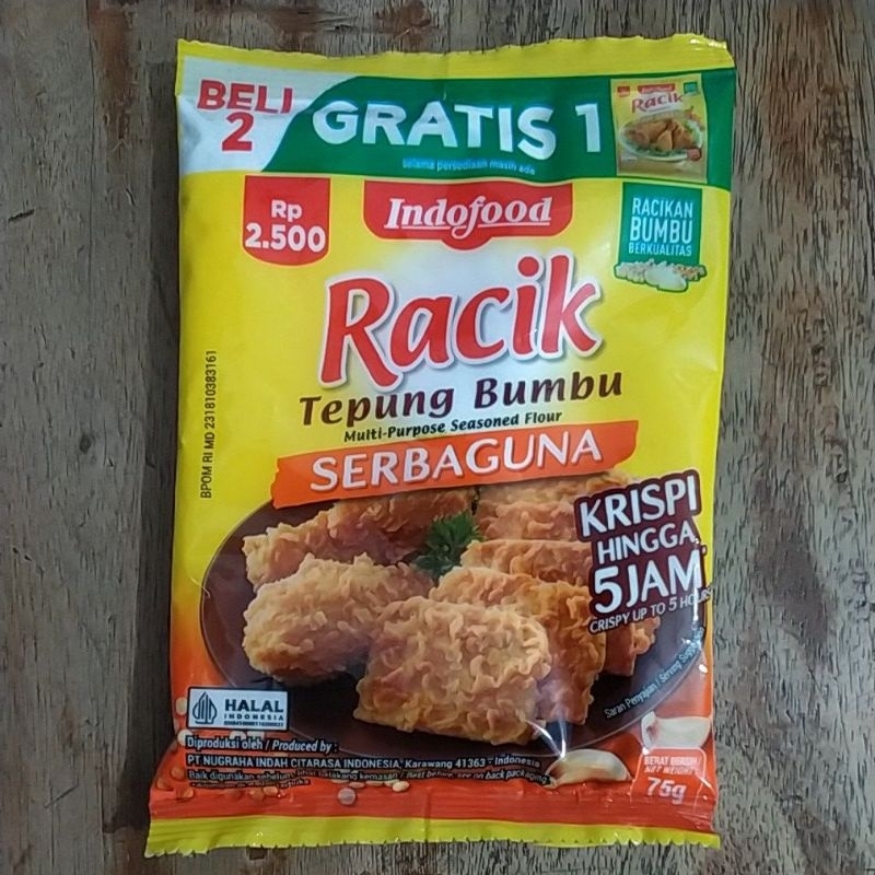 

Tepung bumbu Instan Racik 75gr