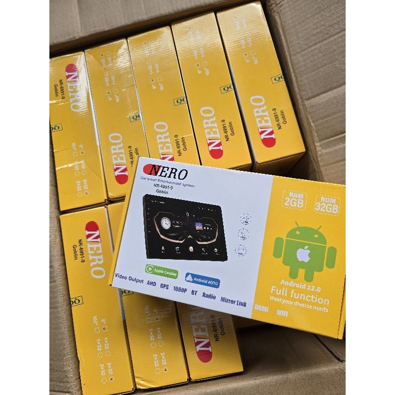Android 9inch Nero Ram 2/32GB Carplay