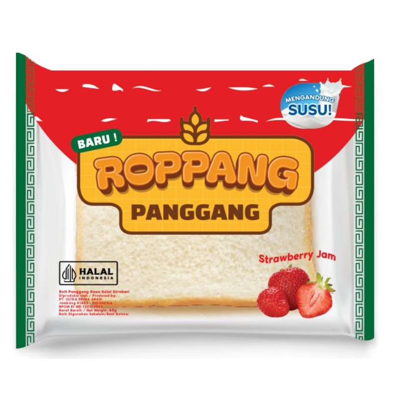 Roti Ropang 65gr Roti panggang