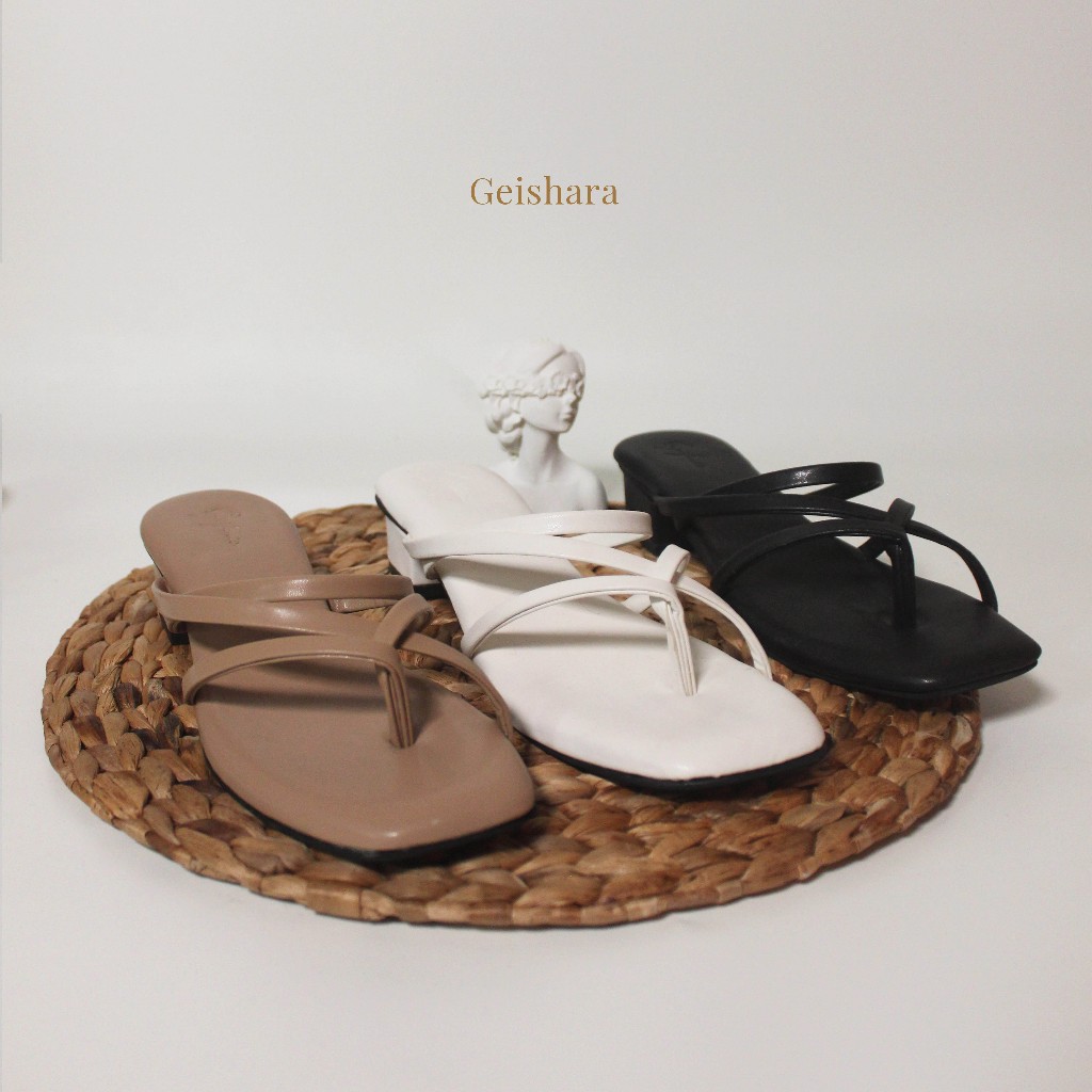 Heels Zara Geishara Hak Tahu 5 cm High Heels Wanita NADHIRA.COLLECTION_