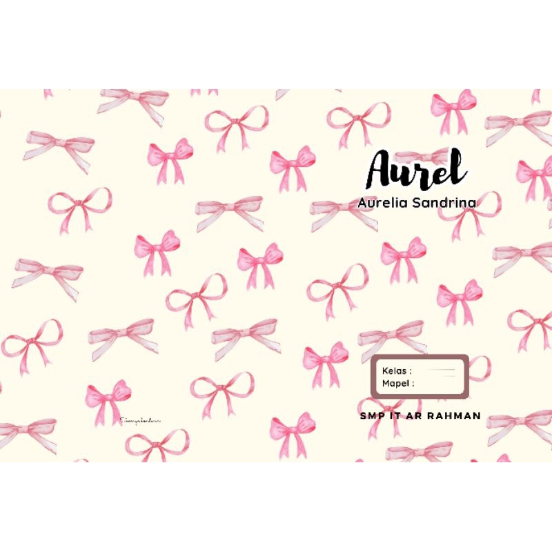 

Sampul Custom Ribbon pink beige