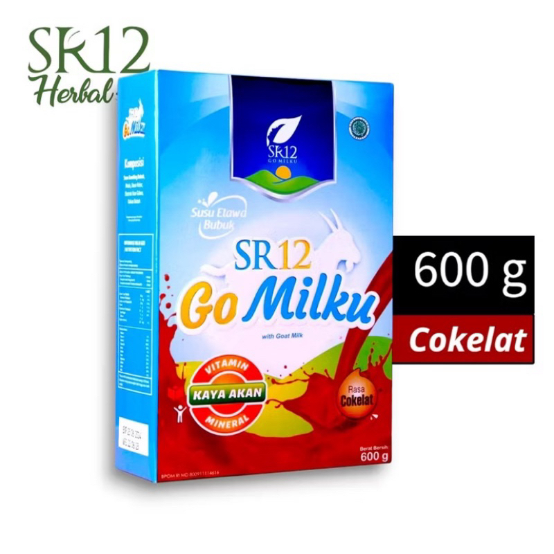 

GOMILKU SR12 SUSU KAMBING ETAWA RASA COKLAT 600gr