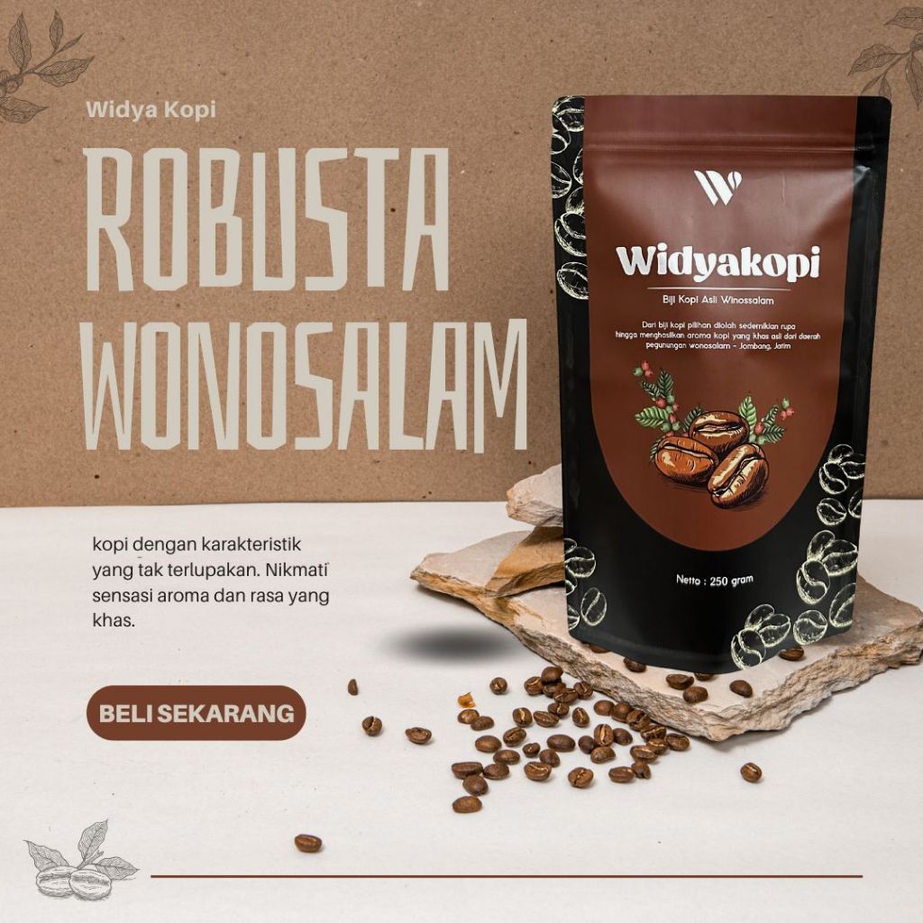 

Kopi Robusta Wonosalam - Kopi Wonosalam 250gr - Kopi Bubuk - PREMIUM TERMURAH