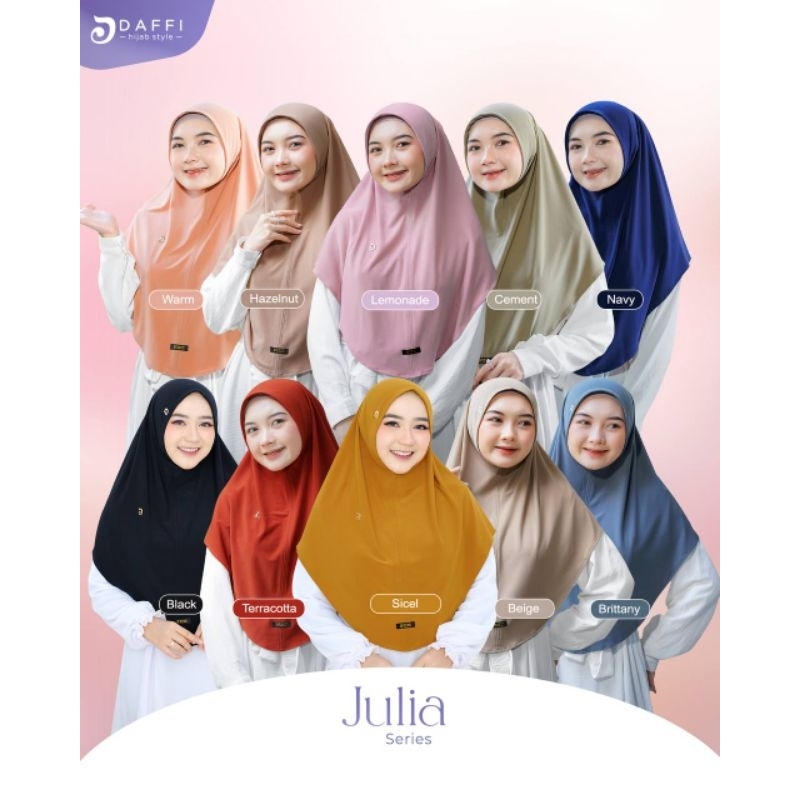 Hijab Instant Julia by Daffi Hijab