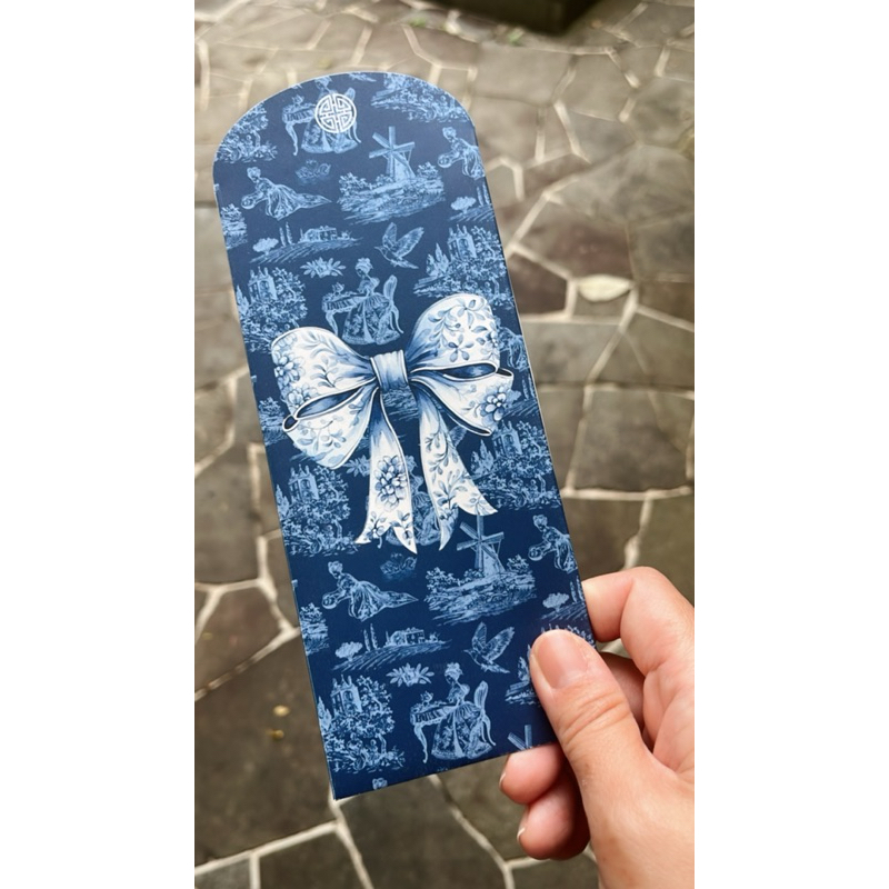 

Amplop Angpao Pepperbliss Blue Bow Chinoiserie - Set 12 Pcs