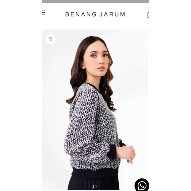 benang jarum everly sweater size s