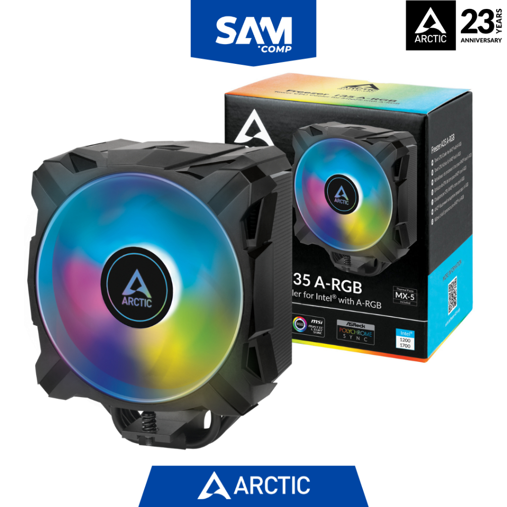 HSF Arctic Freezer i35 A-RGB for Intel | Tower CPU Cooler | ARGB Sync