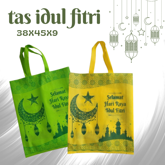 

Goodie Bag Hampers Lebaran 38x45 Tas Idul Fitri LUSINAN (12pcs)