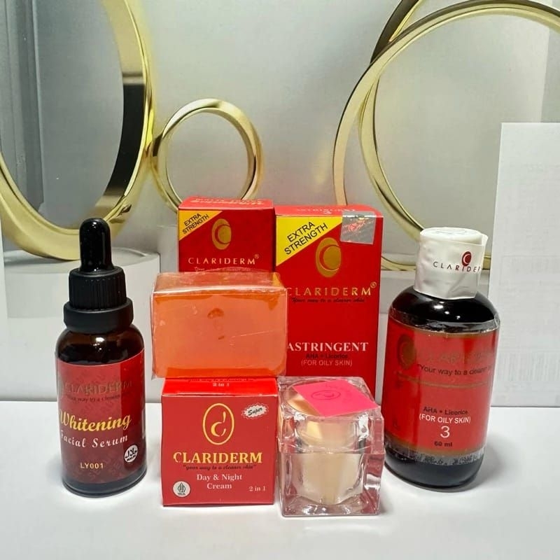 paket clariderm super cream 4in1