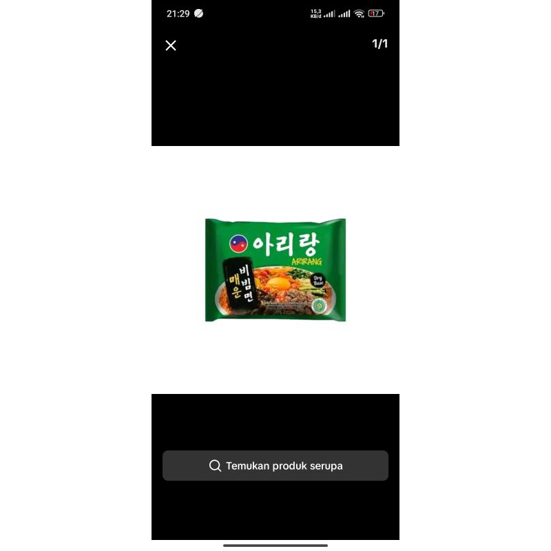 

pillow pack mie arirang goreng