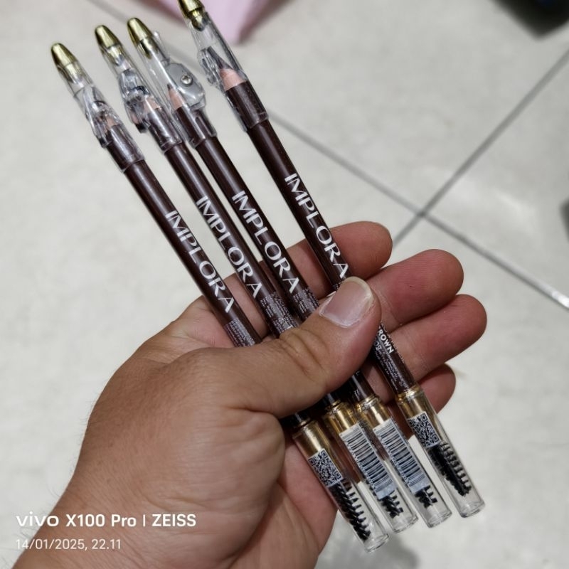 Pensil alis implora warna coklat
