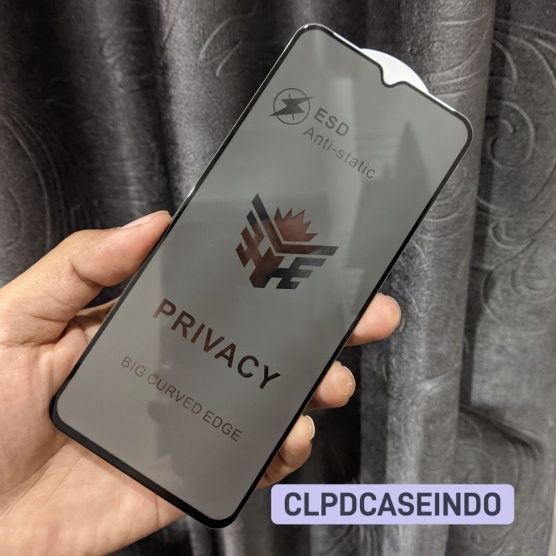 Tempered Glass Infinix Hot 8 X650C Privacy Spy