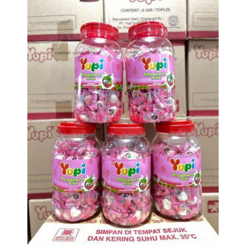 

permen yupi isi 6 toples