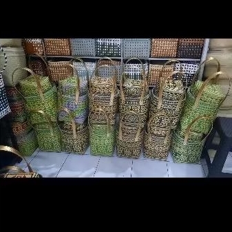 Tas keben set2 bambu Premium / Sokasi set 2 bahan bambu Premium