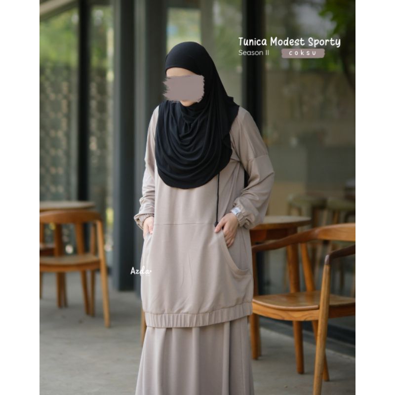 TUNICA MODESTY BY AZDA | BABYTERRY | TUNIK SYARI | AZDA INDONESIA