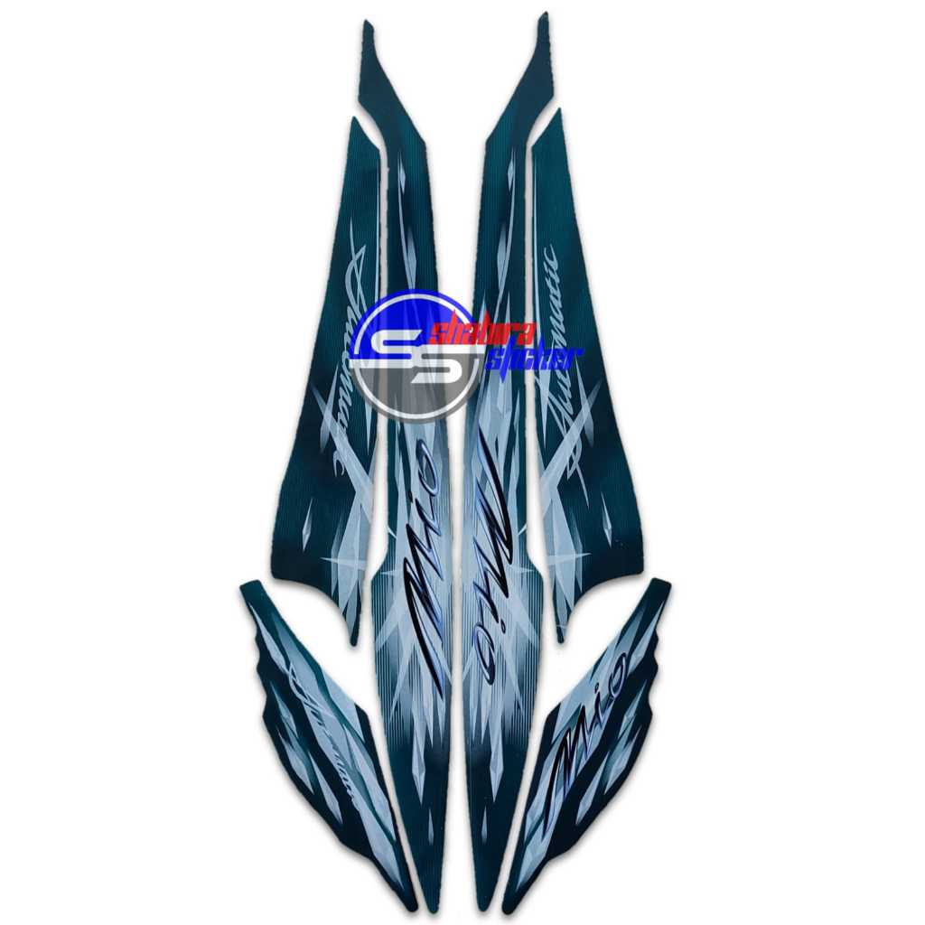 STRIPING MOTOR MIO SPORTY / MIO SMILE 2009 HITAM