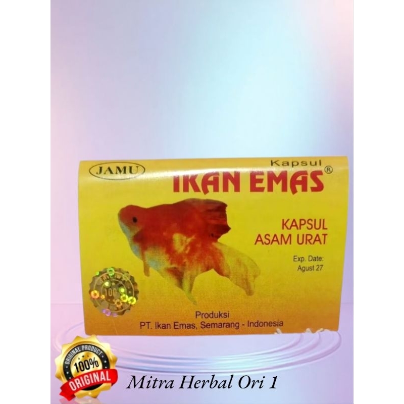 Jamu Herbal Asam Urat Cap IKAN EMAS ORIGINAL