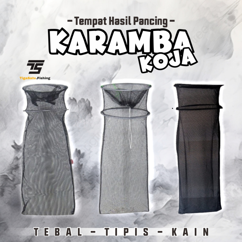 Karamba Koja Kepis Korang Waring Ikan Bubu Tempat Ikan Double Ring Tebal